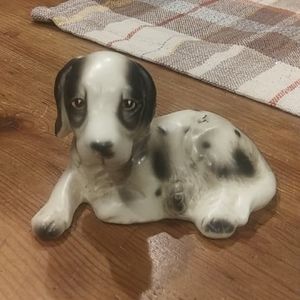 Vintage Black and White Puppy